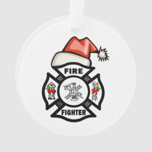 Ornamento Sapador-bombeiro Papai Noel