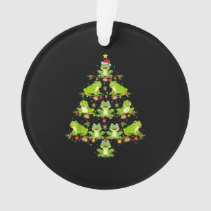 Ornamento Sapo Árvore de Natal Dotada Engraçado Sapo de Nata