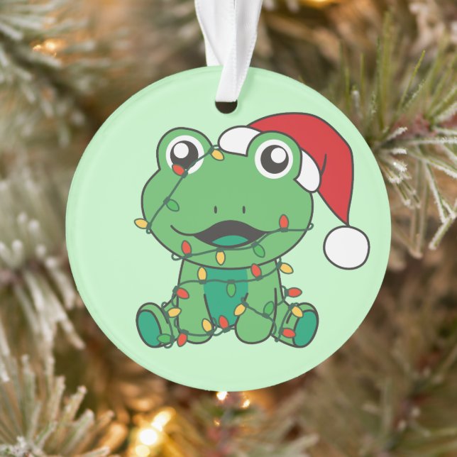Ornamento Sapo Natal Sapos de férias (Árvore)