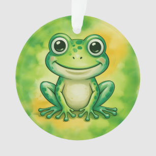 Ornamento Sapo verde fofo