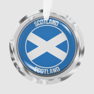 Ornamento Scotland Round Emblem