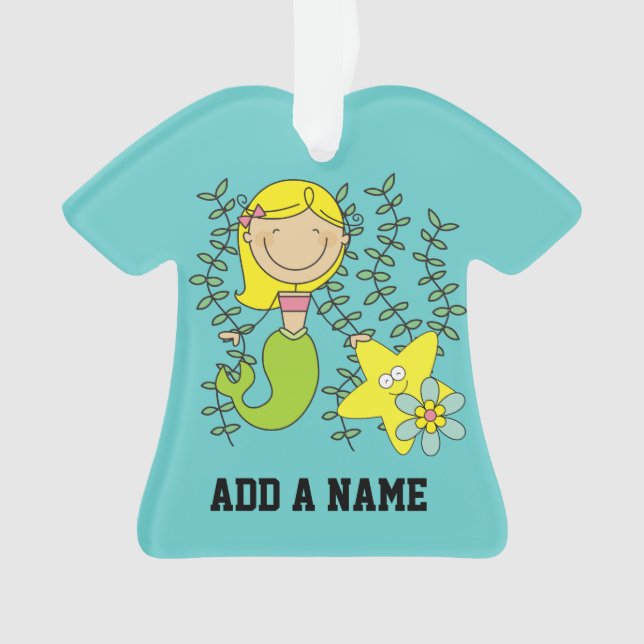 Ornamento Sereia loura (Frente)