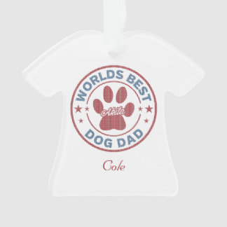 Ornamento Seu nome é Pai de cachorro Akita Ugly Sweater