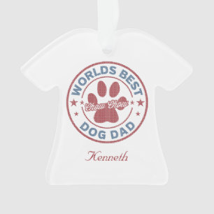 Ornamento Seu nome é Pai de cão Chow Chow Ugly Sweater