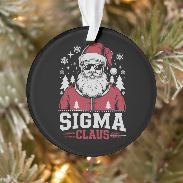 Ornamento Sigma Claus Legal Papais noeis Natal Rizz Rizzler  (Árvore)