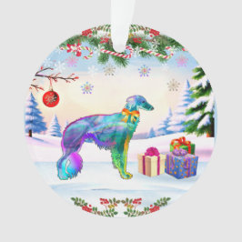 Ornamento Silken Windhound Natal