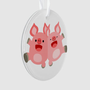 Ornamento SIM! Pomos de Cartoon Cute Ornament Acrílico