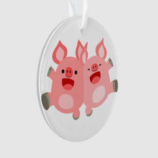 Ornamento SIM! Pomos de Cartoon Cute Ornament Acrílico