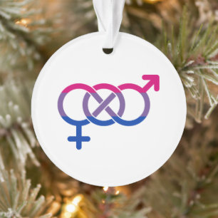 Ornamento Símbolo de gênero da bissexualidade