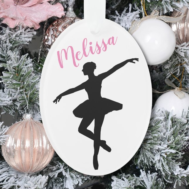 Ornamento Simples Ballerina Personalizada (Criador carregado)
