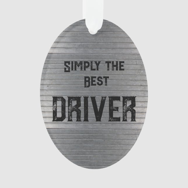 Ornamento Simplesmente o melhor driver (Frente)