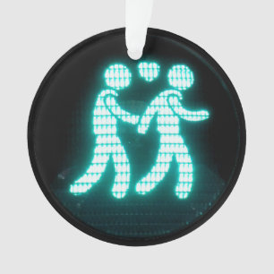 Ornamento Sinal do Pedestre gay