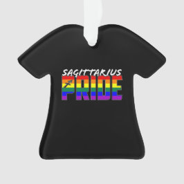 Ornamento Sinal do zodíaco da bandeira do orgulho do