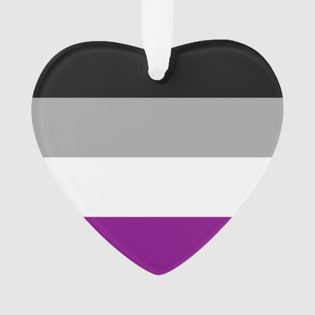 Ornamento Sinalizador de Orgulho Asexual (Frente)