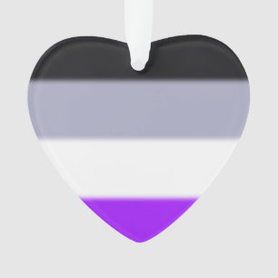 Ornamento Sinalizador de Orgulho Asexual de Queda