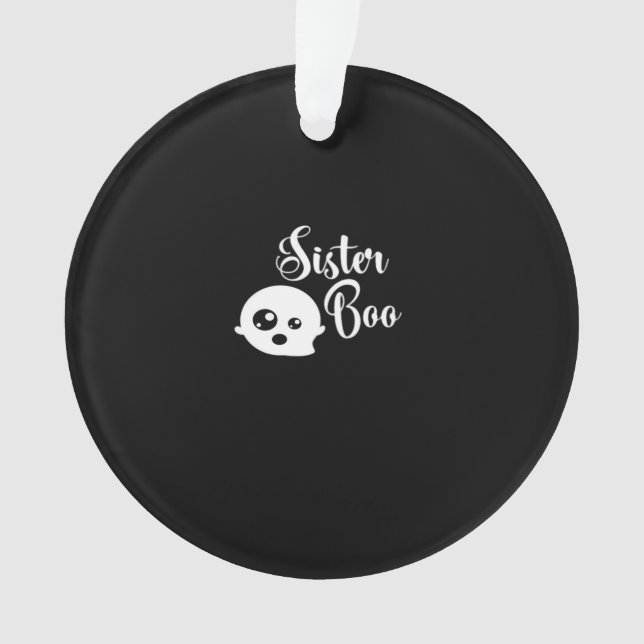 Ornamento Sister Boo Halloween (Frente)