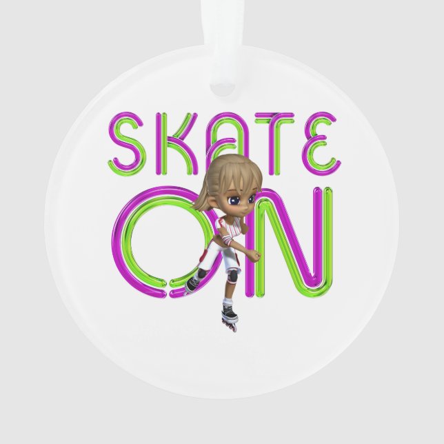 Ornamento Skate do T sobre (Verso)