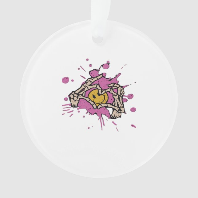 Ornamento Skeleton Hand Heart Show Classic (Frente)