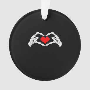 Ornamento Skeleton Heart and Mands Meme