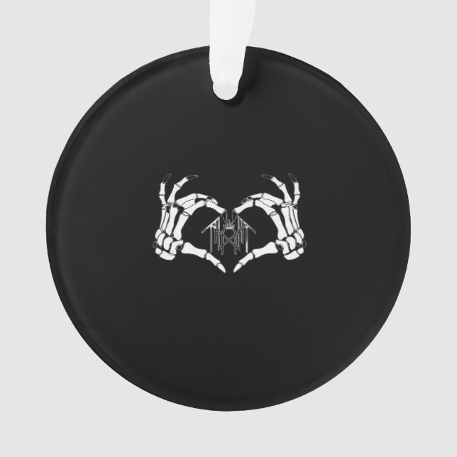 Ornamento Skeletons Token Heart Mands (Frente)