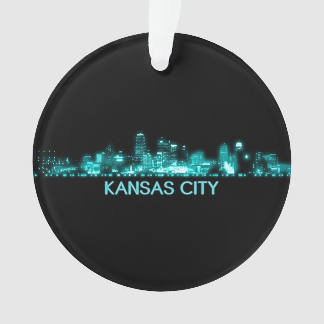 Ornamento Skyline de Kansas City (Frente)