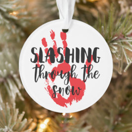 Ornamento Slasher Horror Filme Citação Blogueira Natal
