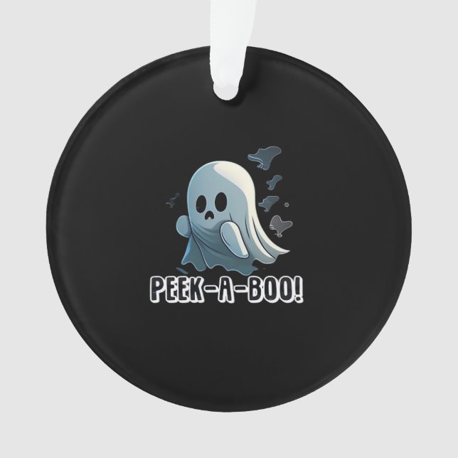 Ornamento Slogan Básico de Peekaboo (Frente)
