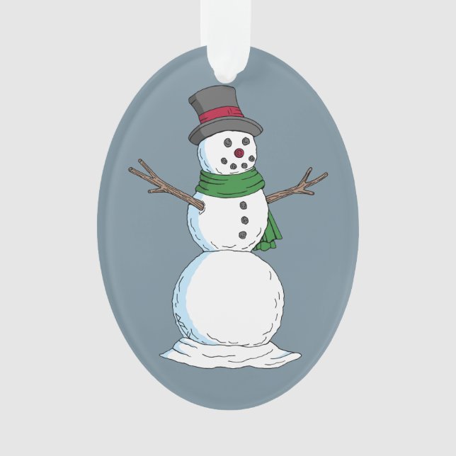 Ornamento Snowman (Frente)