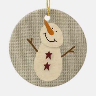 Ornamento Snowman Prim Country