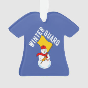 Ornamento Snowman Winter Guarda Metal Ornament