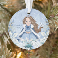 Snowy Winter Brunette Princess