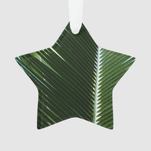 Ornamento Sobreposição das bordas das palmas Abstrato Verde
