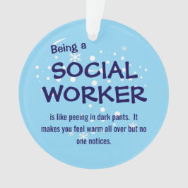 Ornamento Social Worker Ornament