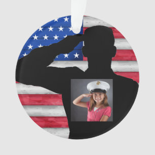 Ornamento Soldado e Bandeira Americana - Apreciação