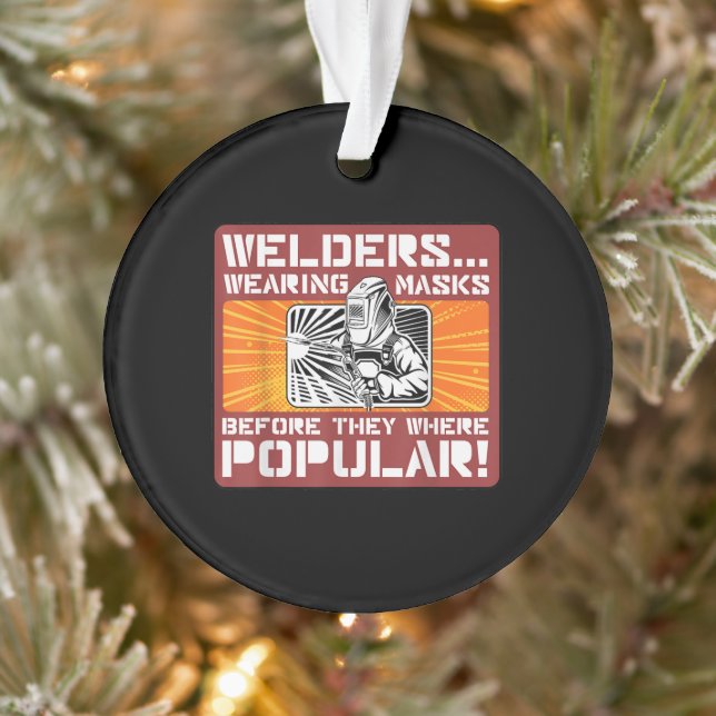 Ornamento Soldados Vestindo Máscaras Antes De Serem Populare (Árvore)