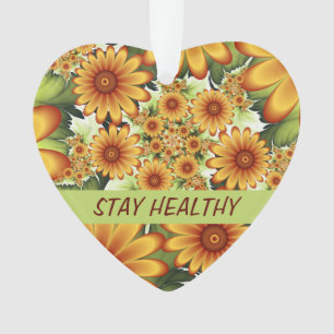 Ornamento Sonho Floral, Arte Fractal Moderna Abstrato