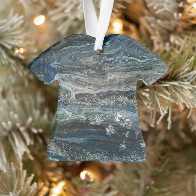 Ornamento Sonhos da pintura do abstrato Oceano 20 (Árvore)