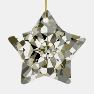 Ornamento Sparkling da estrela do diamante