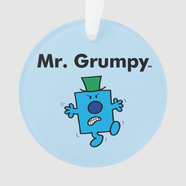 Ornamento Sr. Men | O Sr. Grumpy é um Grump (Frente)
