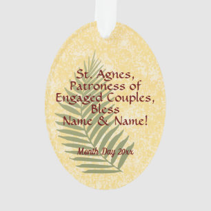 Ornamento St. Agnes de Roma (MH 01) Acrílico