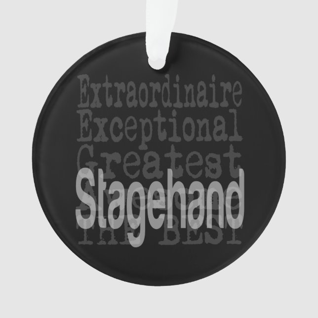 Ornamento Stagehand Extraordinaire (Frente)