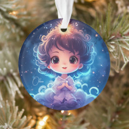 Ornamento Starry Little Princess Nighttime Girly Personalize