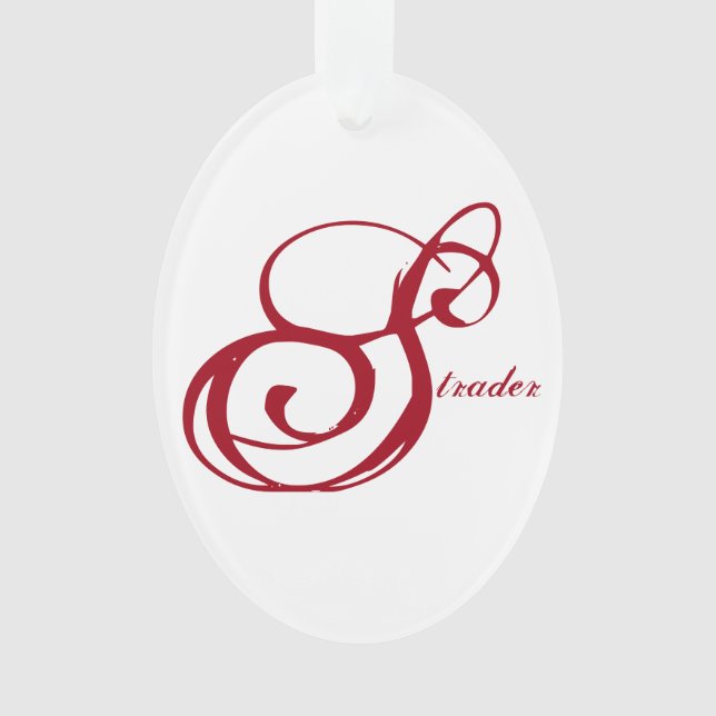 Ornamento "Strader" com Amor ao Vivo (Frente)