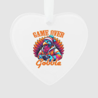 Ornamento Stylized Hoodie Turkey Gamer with Distressed Orang