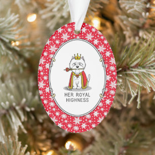 Ornamento Sua Alteza Real Dog Westie