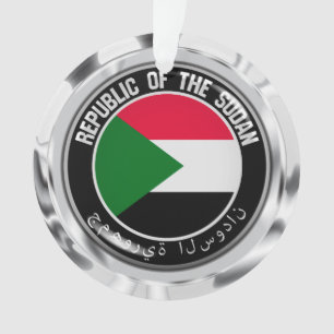 Ornamento Sudão Round Emblem
