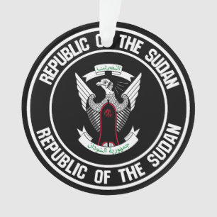 Ornamento Sudão Round Emblem