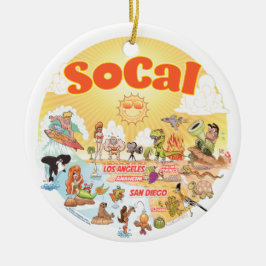 Ornamento Sunny California Cerâmica
