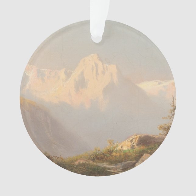 Ornamento Sunset nas montanhas - Carl Lafite (Frente)