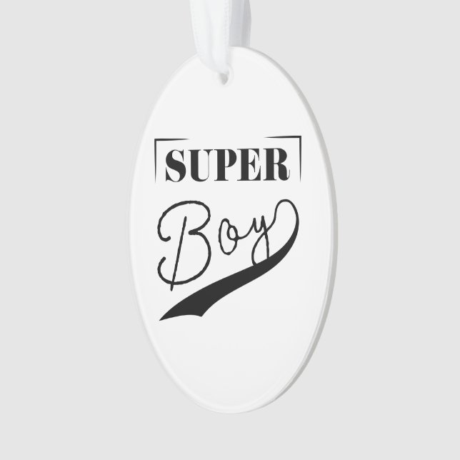 Ornamento Super Boy (Frente)
